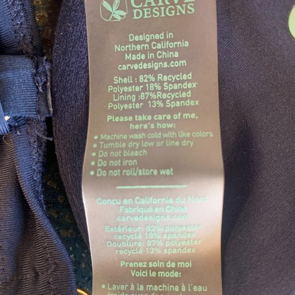 Carve Designs Bikini Top NWT - Picture 6 of 7